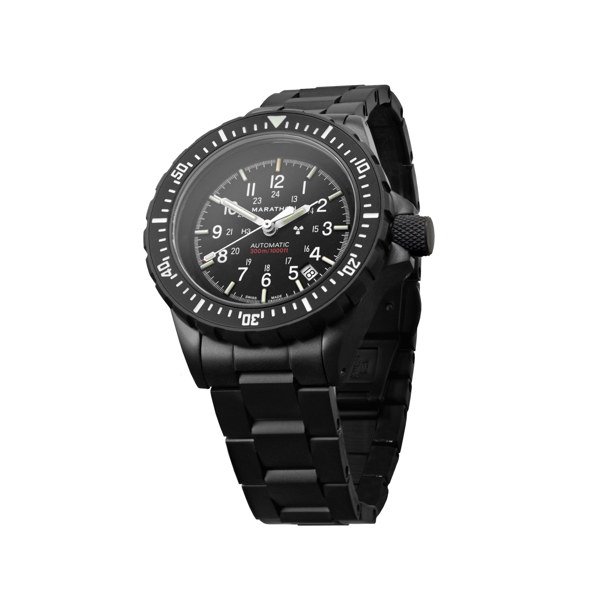 Anthracite Large Diver's Automatic (GSAR) No Government Markings - 41mm - marathonwatch