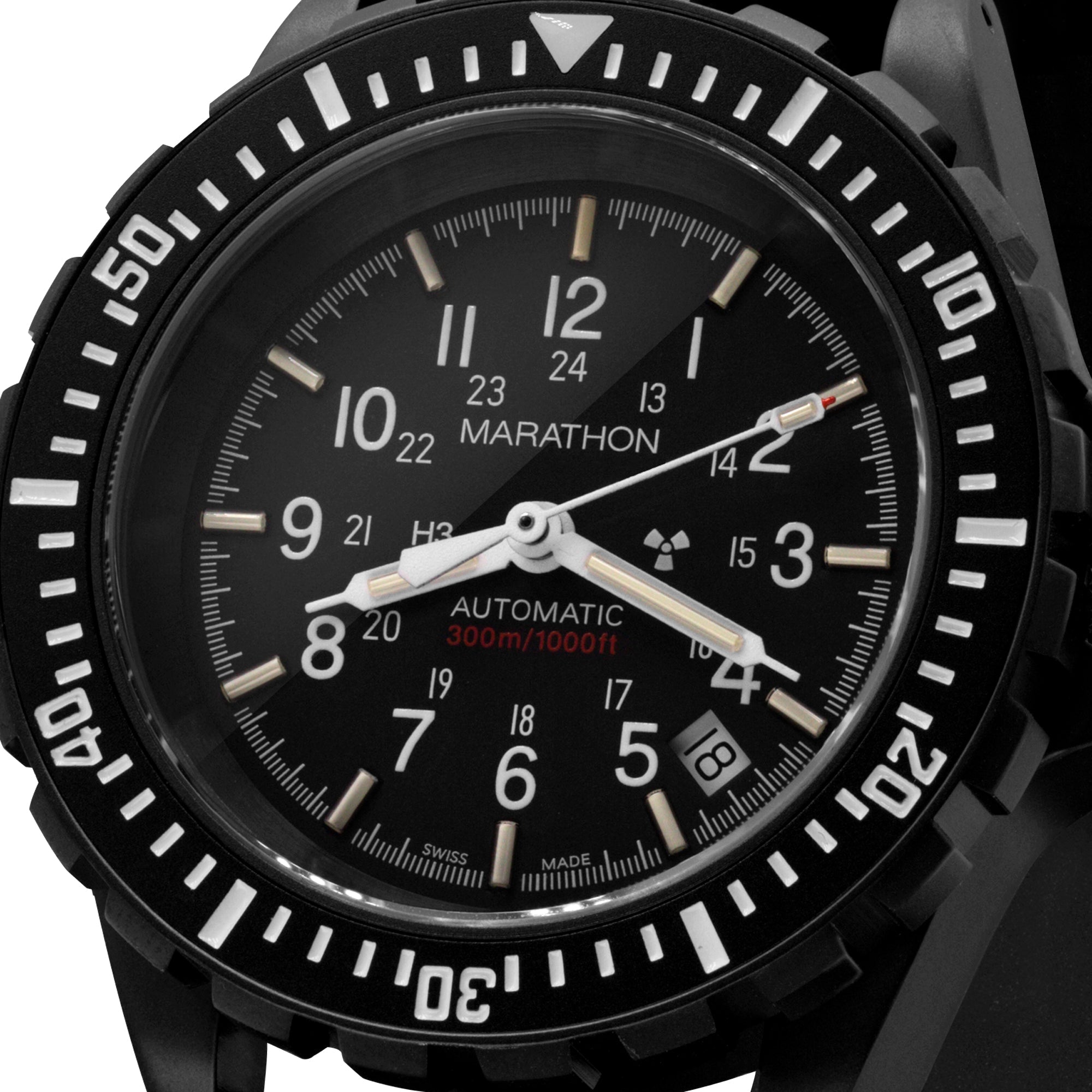 Anthracite Large Diver's Automatic (GSAR) No Government Markings - 41mm - marathonwatch