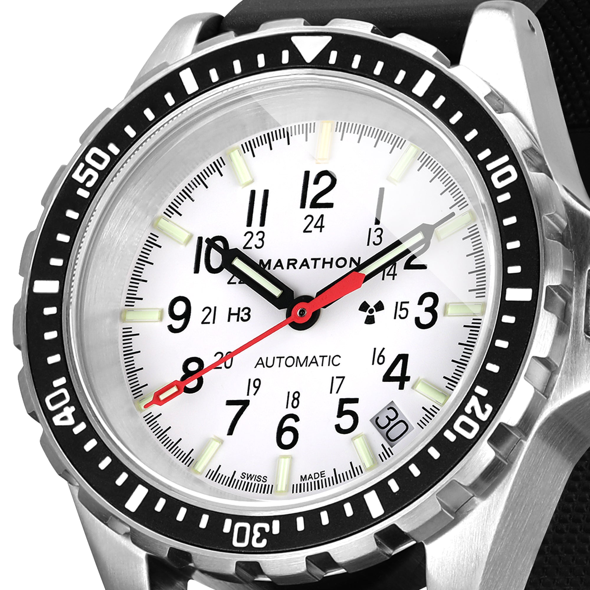Arctic Edition Medium Diver's Automatic (MSAR Auto) No Government Markings - 36mm - marathonwatch